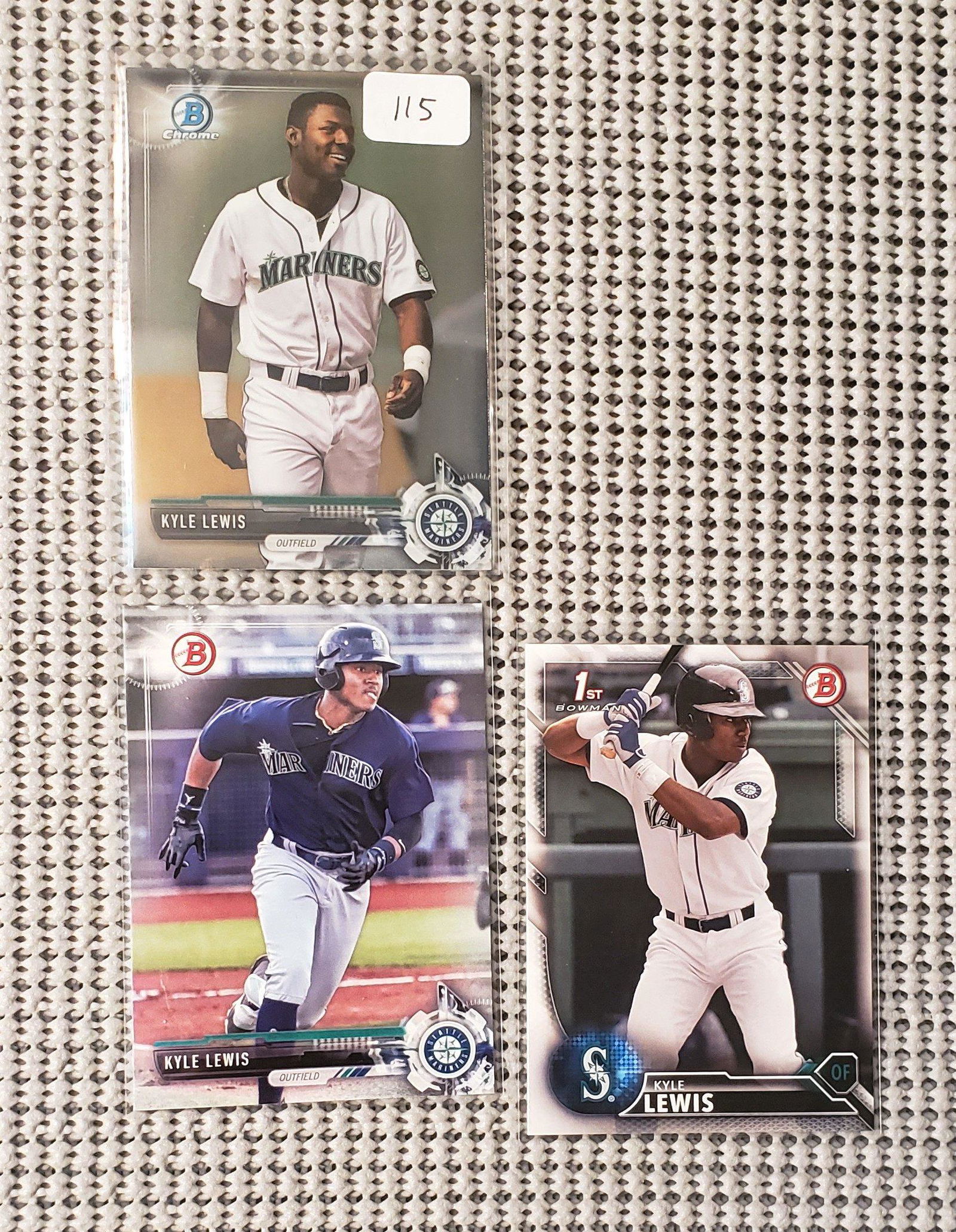 KYLE LEWIS SEATTLE MARINER 1ST BOWMAN + CHROME (1 of 1)
