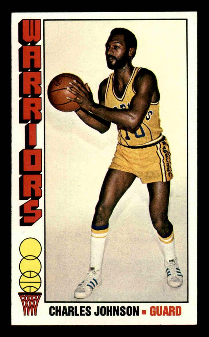 VINTAGE JUMBO BASKETBALL CARDS: 1976 Topps #98 Earl Monroe NM, CHARLES JOHNSON GS WARRIORS