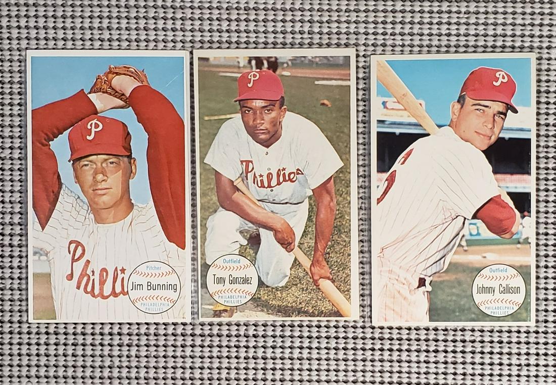 1964 TOPPS GIANTS VINTAGE BASEBALL 3X5 LARGE CARDS (1 of 2)