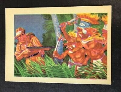 1956 GUM CO. ADVENTURE SERIES TRADING CARD EXMT+: 1956 Adventure Gum #75 FAMED FOR THEIR MIMICRY