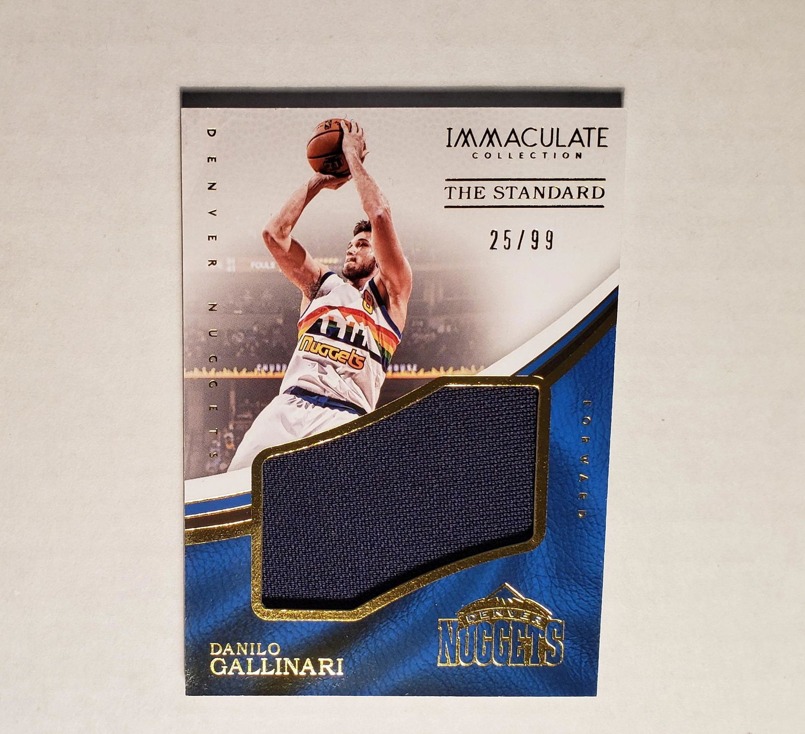 IMMACULATE COLLECTION DANILLO GALLINARI JUMBO JERSEY (1 of 1)