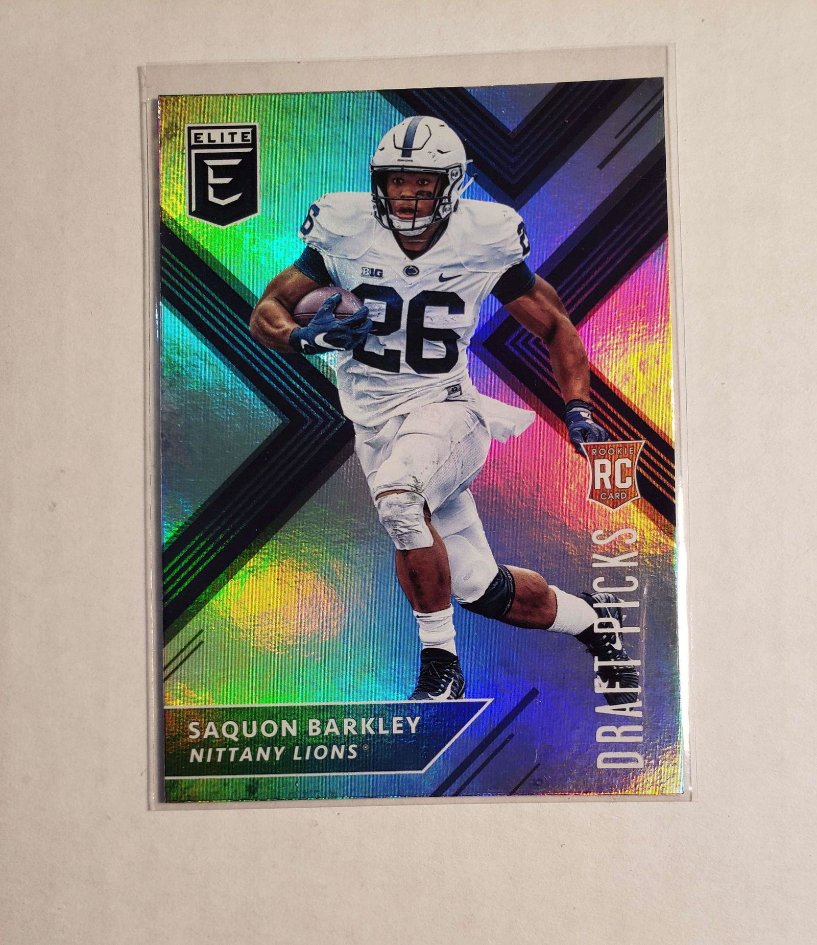 SAQUON BARKLEY NY GIANTS ROOKIE CARD (1 of 2)