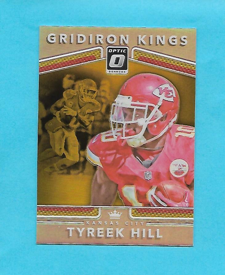 2017 OPTIC TYREEK HILL GRIDIRON KING SILVER PRIZM (1 of 1)