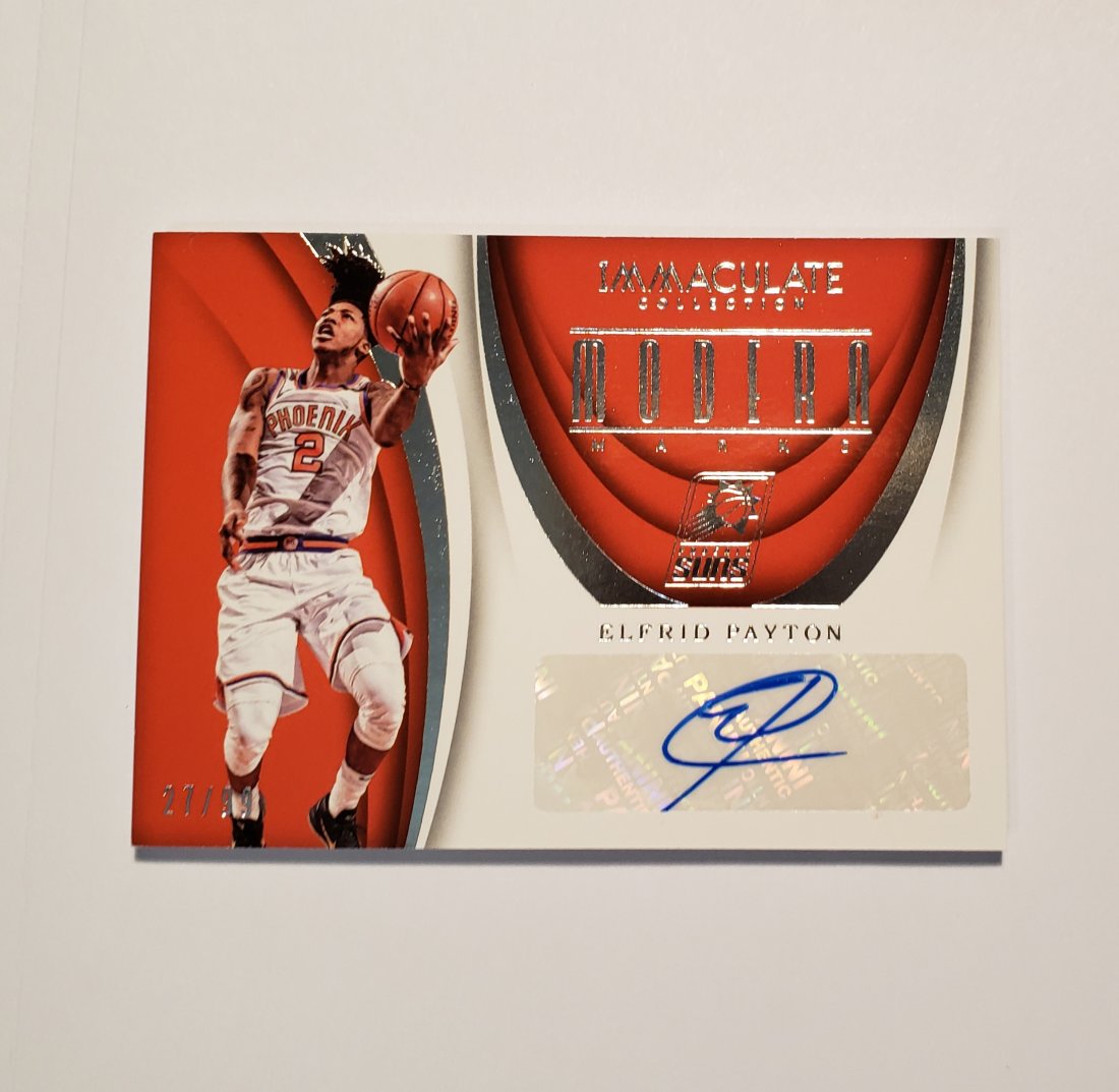 2018 IMMACULATE COLLECTION ELFRID PAYTON AUTO 27/99 (1 of 2)