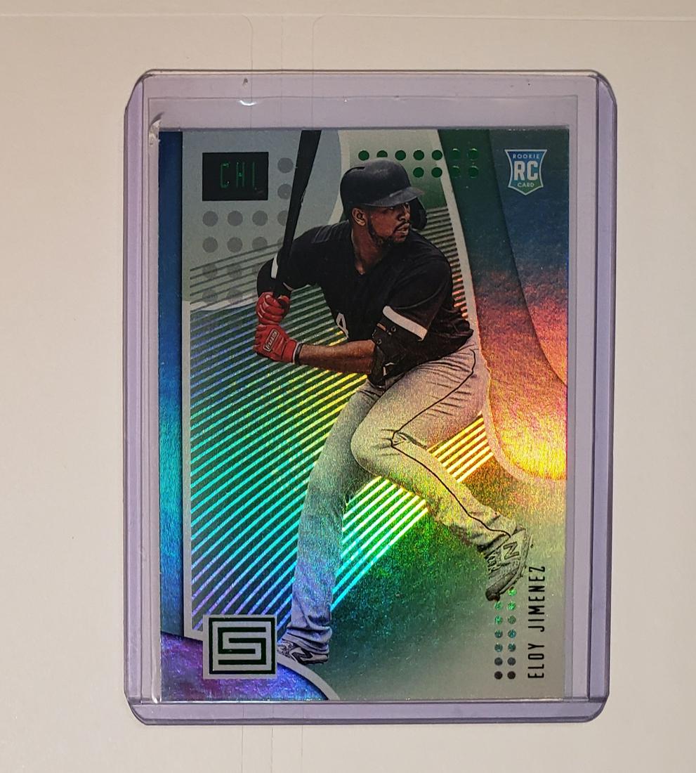 ELOY JIMENEZ GREEN FOIL SP ROOKIE CARD (1 of 1)