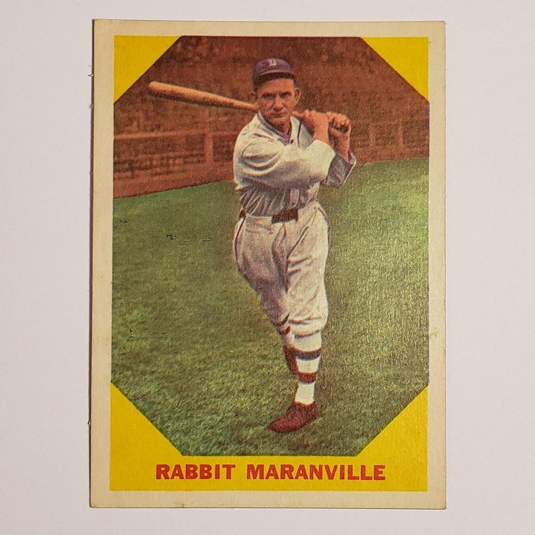 1960 Fleer BASEBALL GREATS Rabbit Maranville (1 of 2)