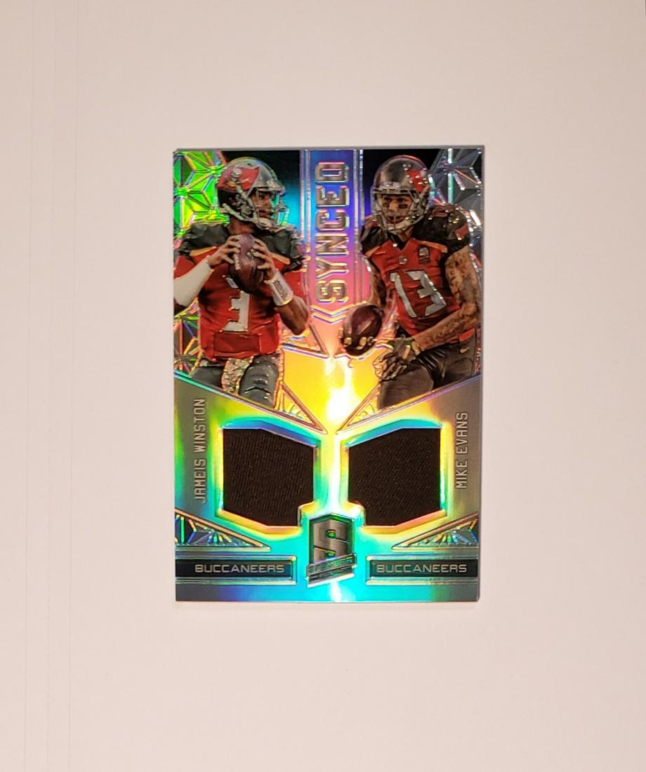 TAMPA BAY BUCCANEERS SYNCED SWATCHES DUAL PATCH CARD (1 of 2)