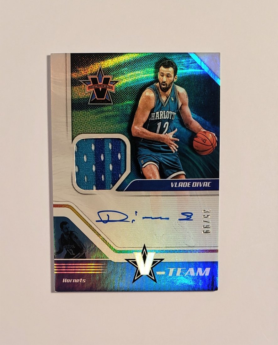 VLADE DIVAC AUTO JERSEY CARD #'D 35/99 (1 of 1)