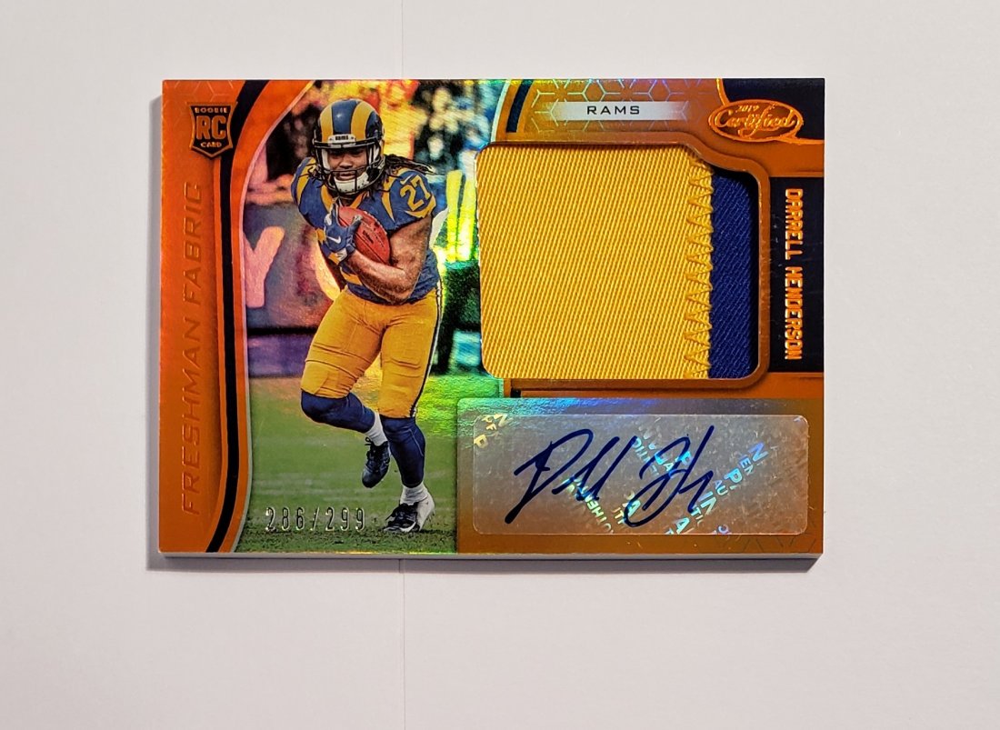 DARRELL HENDERSON ROOKIE PATCH AUTO 286/299 (1 of 2)