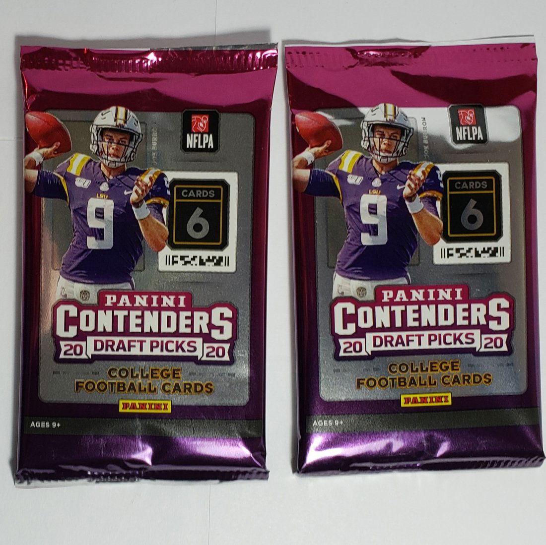 (2) 2020 PANINI CONTENDERS NFL DRAFT SEALED PACK (1 of 1)