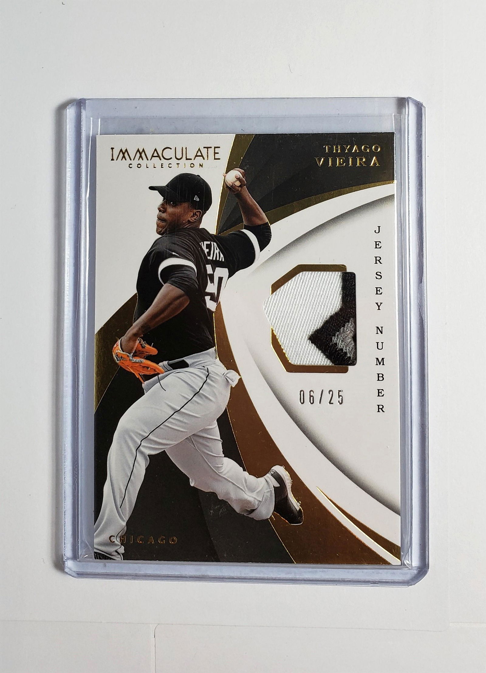 THIAGO VIERA WHITE SOX JERSEY # PATCH CARD (1 of 1)
