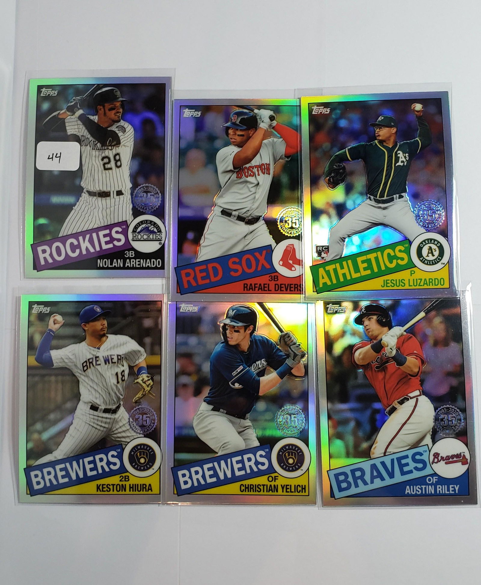 2020 TOPPS CHROME 1985 ANNIVERSARY REFRACTORS (1 of 1)