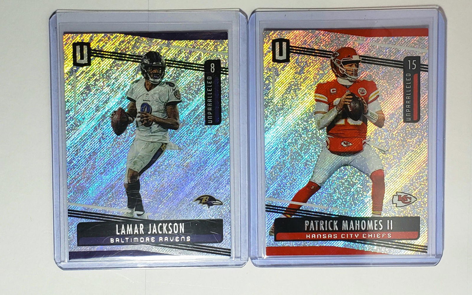 2019 unparalleled PATRICK MAHOMES & LAMAR JACKSON (1 of 1)
