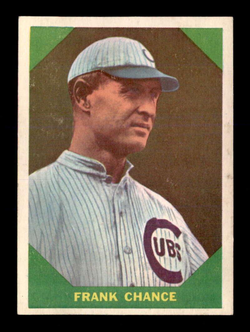 1960 FLEER BASEBALL GREATS Frank Chance (1 of 2)