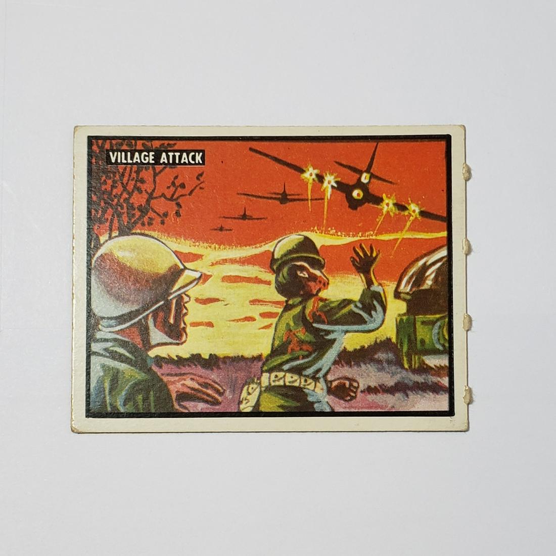 1950 TOPPS FREEDOMS WAR #35 VILLIAGE ATTACK EXMT+ (1 of 2)