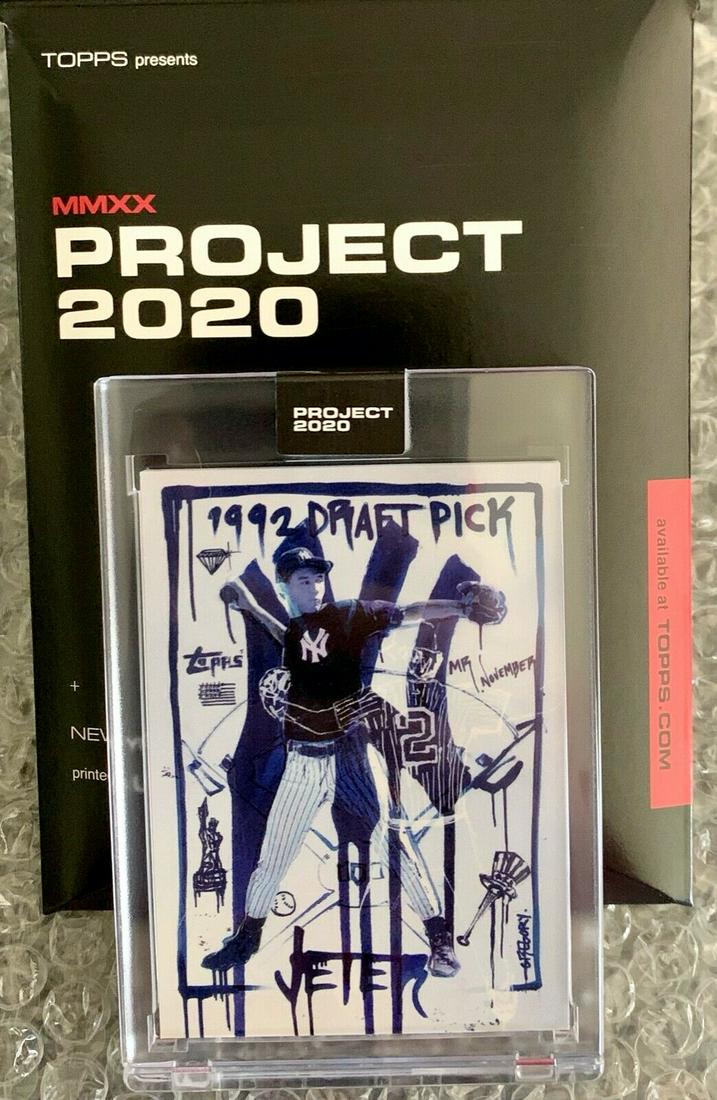 Topps PROJECT 2020 Card-93 1993 Derek Jeter by Gregory (1 of 3)