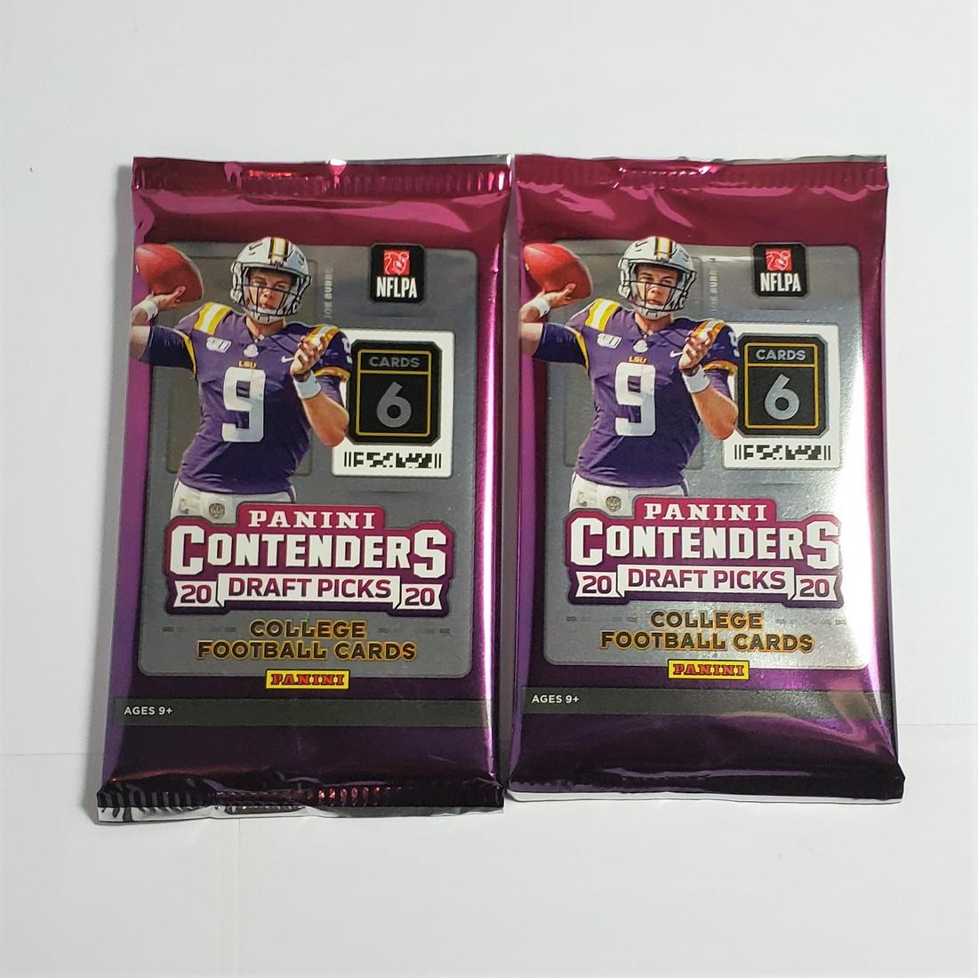 LOT OF 2 PANINI CONTENDERS DP 2020 SEALED PACK (1 of 1)