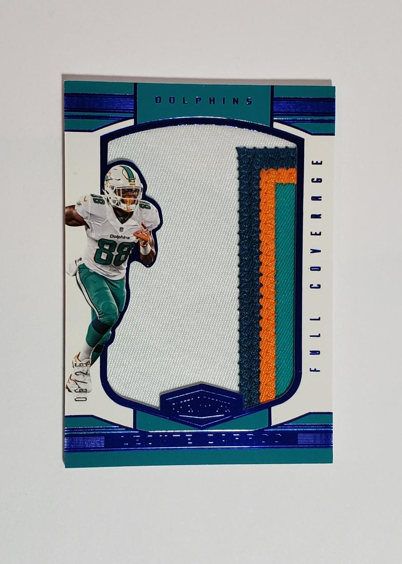MIAMI DOLPHINS FULL COVERAGE SICK JUMBO PATCH CARD # (1 of 1)