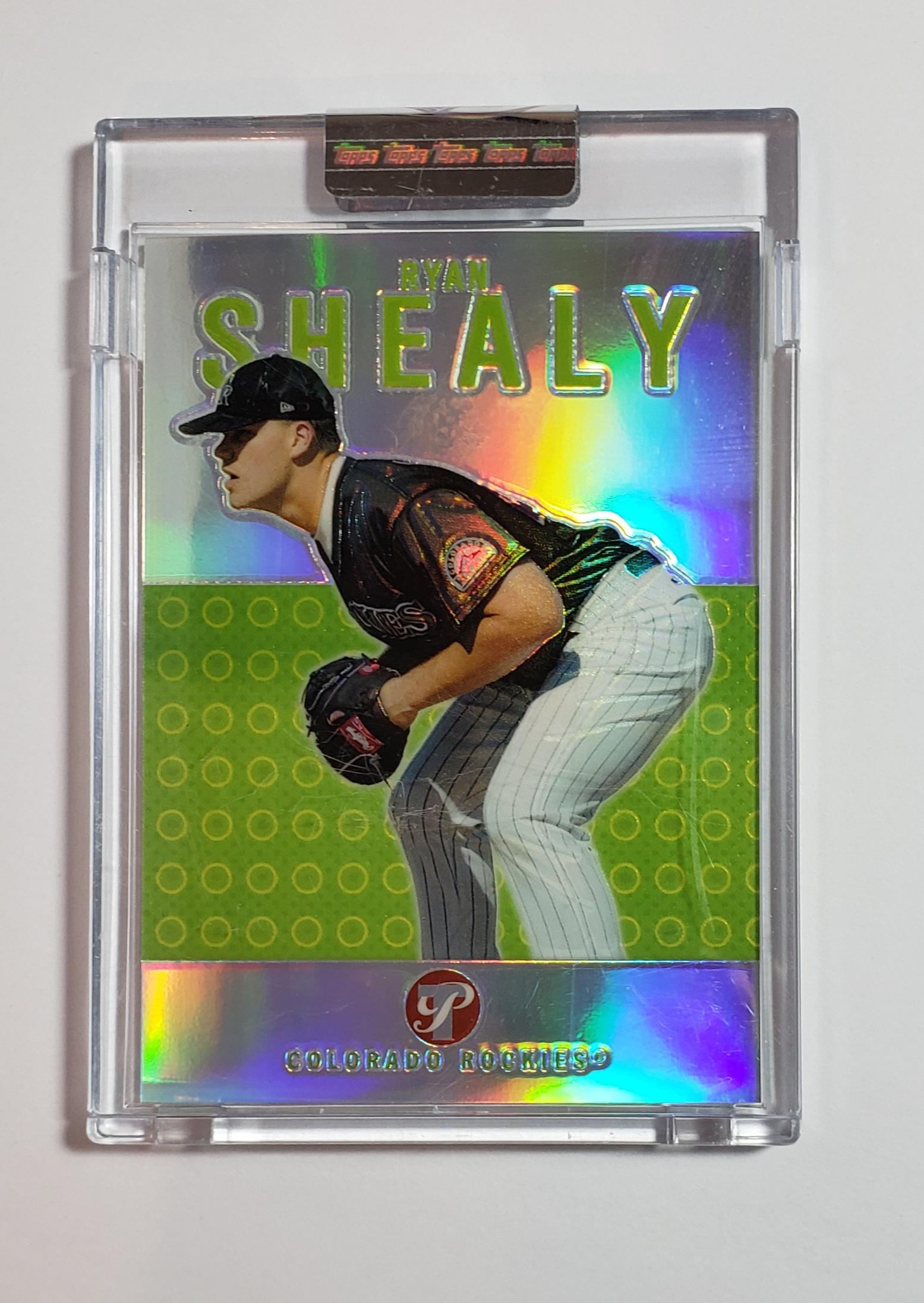 RYAN SHEALY TOPPS PRISTINE ENCASED ROOKIE REFRACTOR (1 of 1)