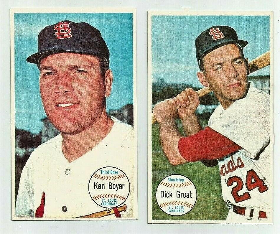 1964 Topps Giants St Louis Cardinals Baseball Cards (1 of 2)
