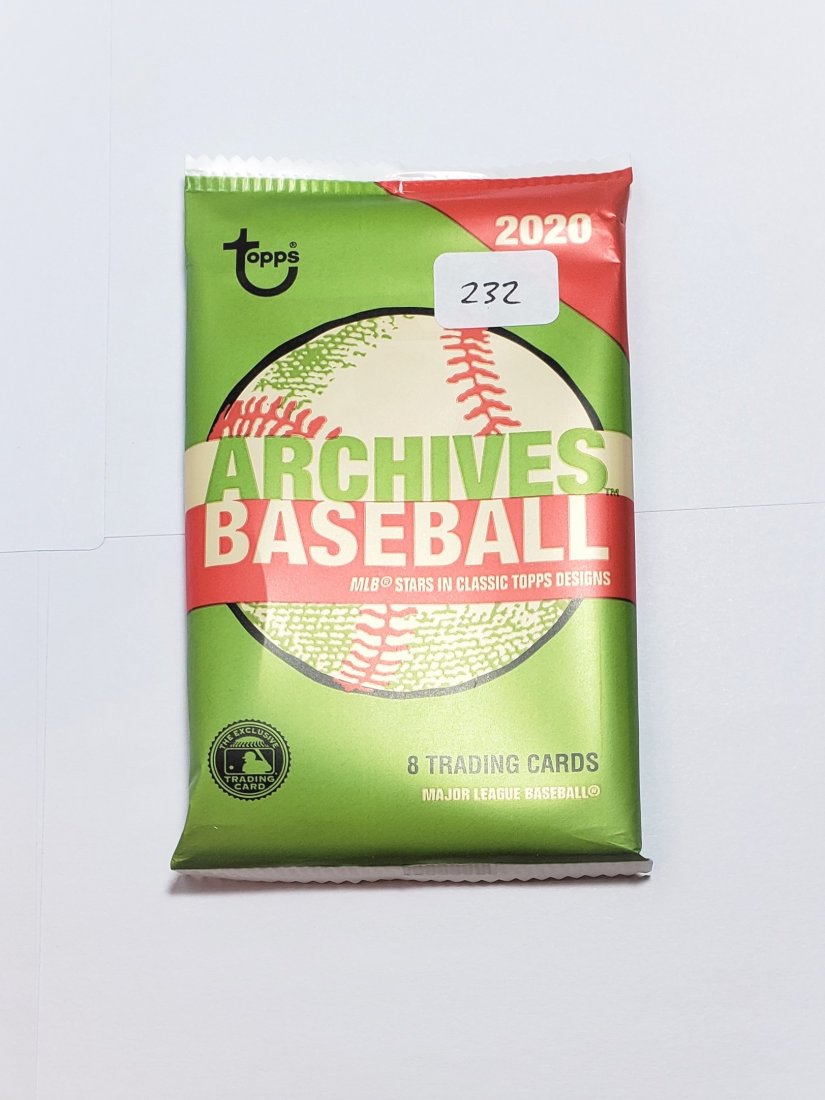 2020 Topps Archives Baseball Sealed Pack (1 of 1)