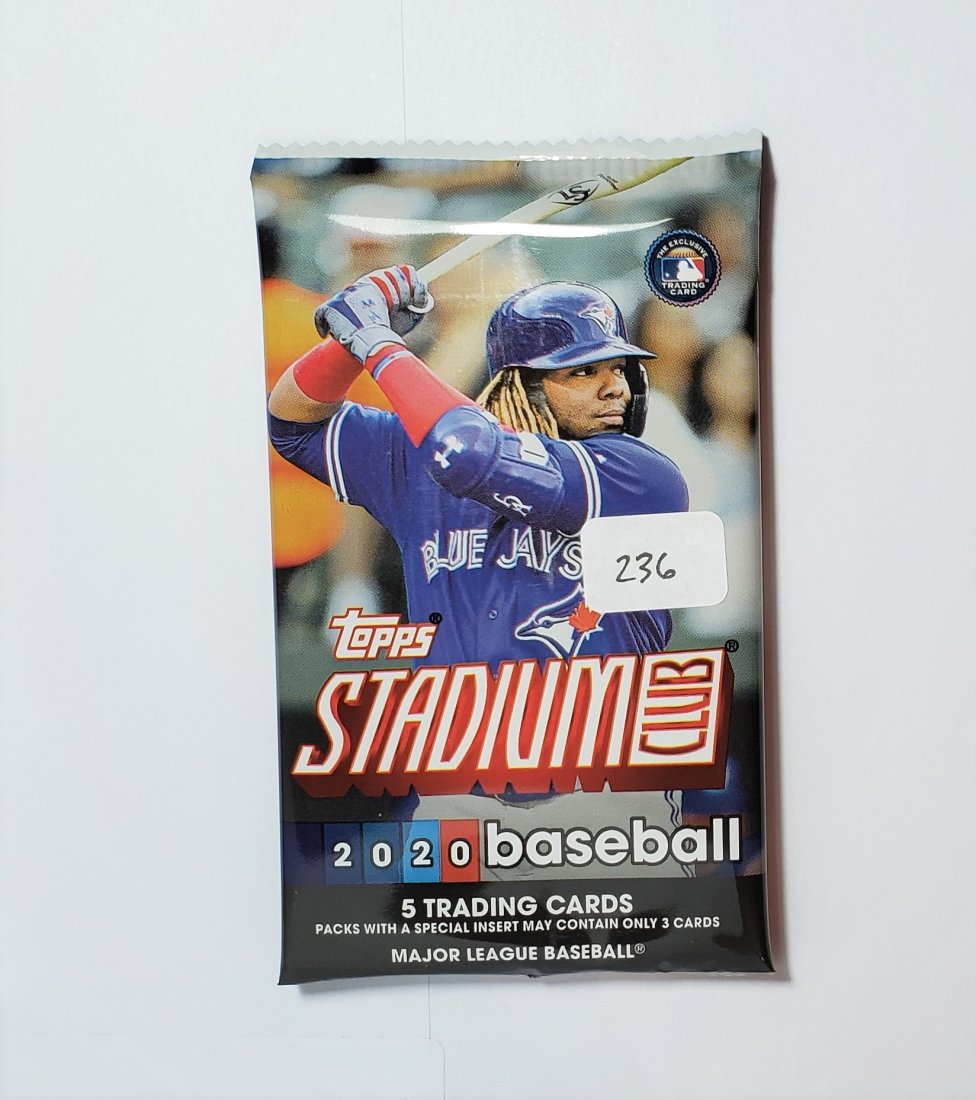 2020 Topps STADIUM CLUB Sealed PacK: Bo Bichette, Yordan Alvarez, LUIS ROBERT, Aristides Aquinio 1 SEALED PACK Showcasing the beauty of Baseball, Topps Stadium Club Baseball highgloss, high-action imagery, all-new on-card autograph cards