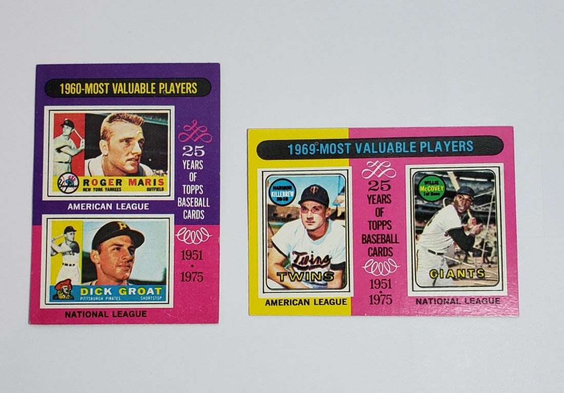 1975 TOPPS MINI MVP INSERTS ROGER MARIS NM (1 of 2)