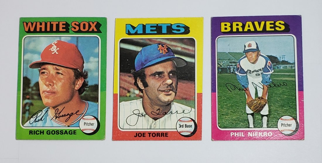 1975 TOPPS MINI LOT OF 3 EXMT CARDS (1 of 2)