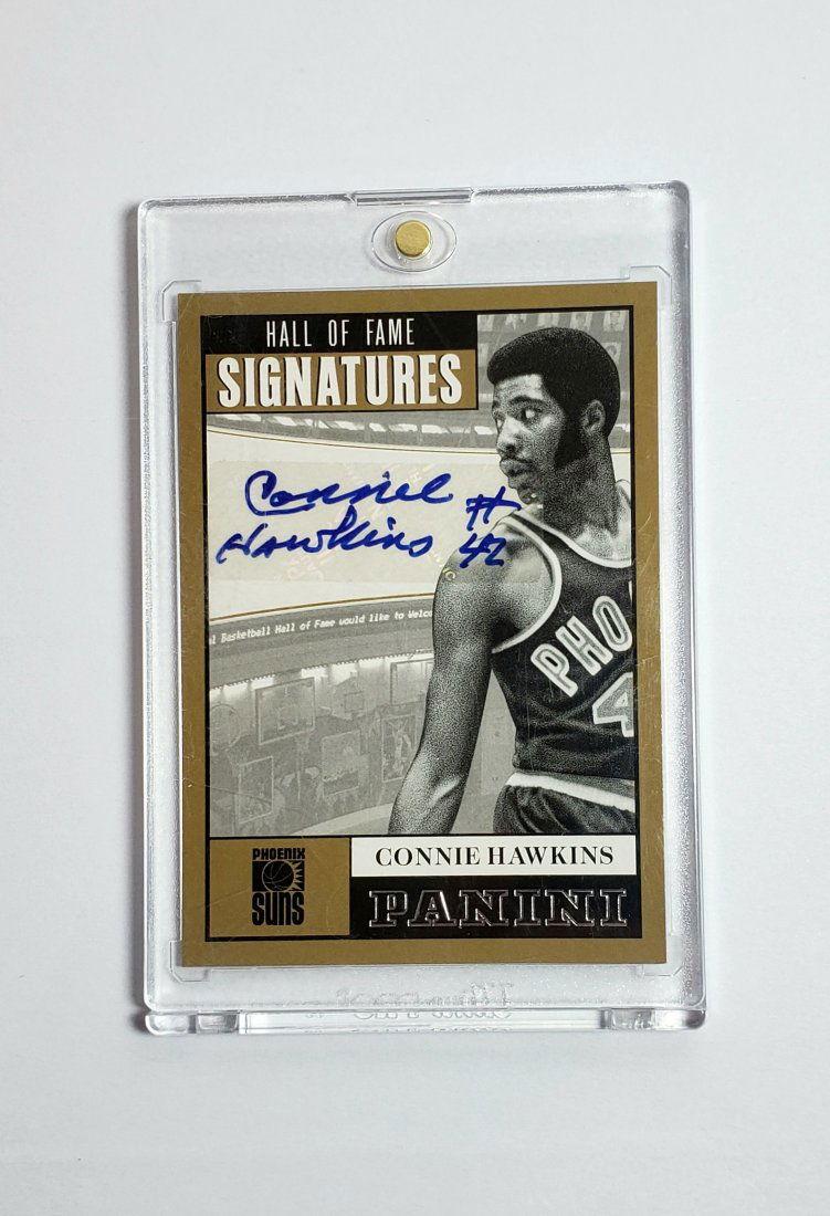 CONNIE HAWKINS PHOENIX SUNS HOF SIGNATURES (1 of 2)
