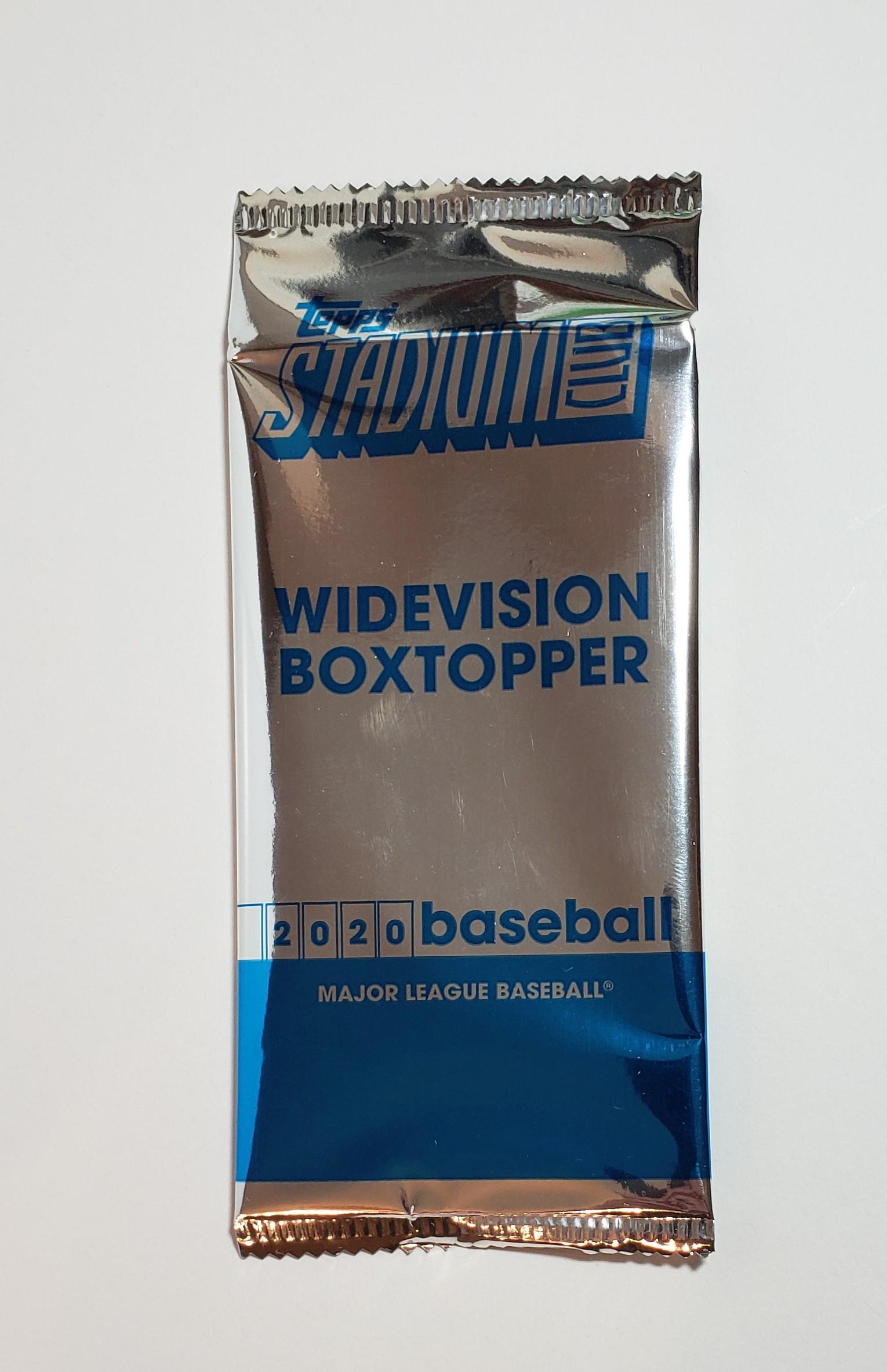 2020 TOPPS STADIUM CLUB WIDE VISION BOX TOPPER PACK: 2020 TOPPS STADIUM CLUB WIDE VISION BONUS PACK