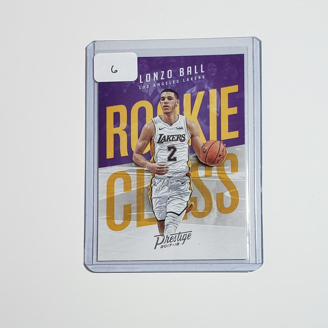 LONZO BALL LOS LAKERS/PELICANS ROOKIE CARD: 2017-18 PRESTIGE LONZO BIG BALLER ROOKIE CARD