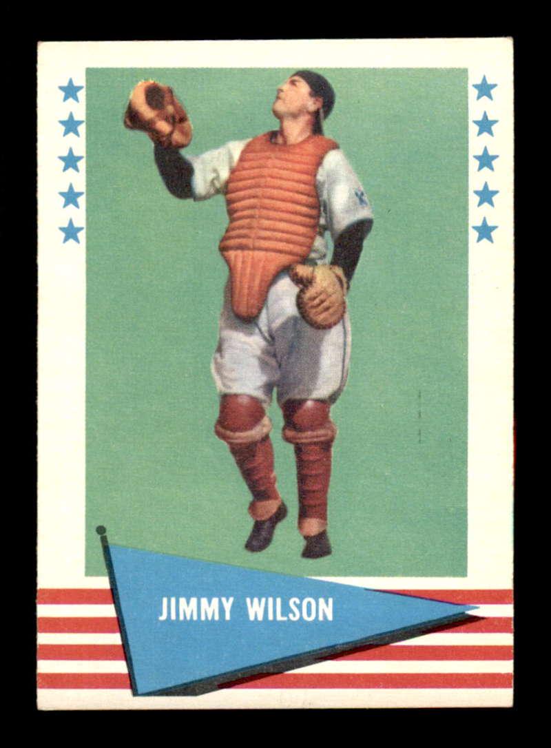 1961 Fleer BASEBALL'S GREATS Jimmy Wilson: 1961 Fleer #88 Jimmy Wilson NM