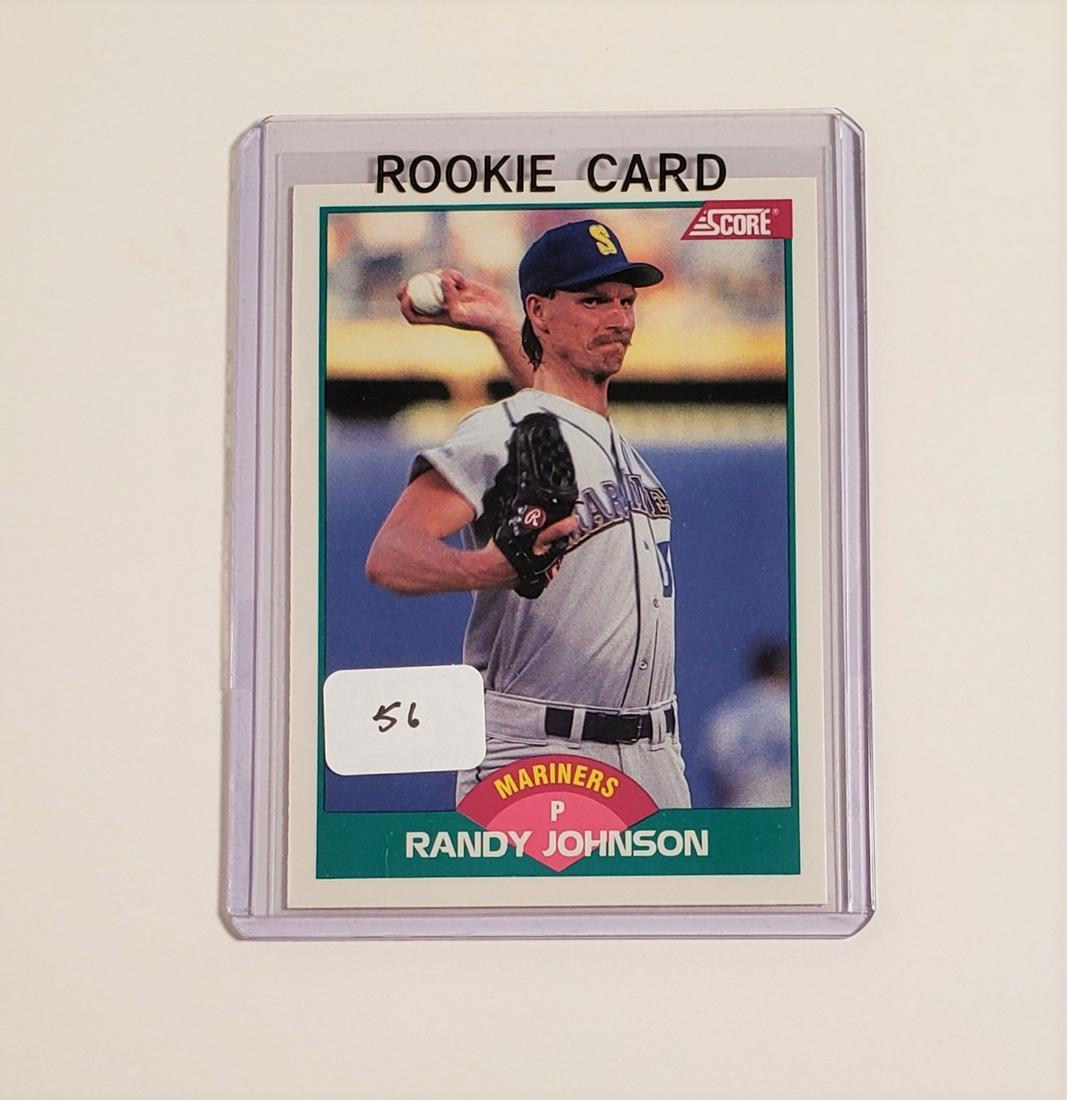 1989 SCORE TRADED RANDY JOHNSON ROOKIE CARD: 1989 SCORE TRADED RANDY JOHNSON ROOKIE CARD