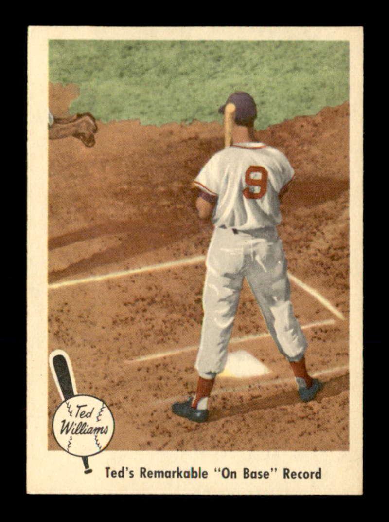 1959 TED WILLIAMS #76 TED'S REMARKABLE ON-BASE RECORD (1 of 2)