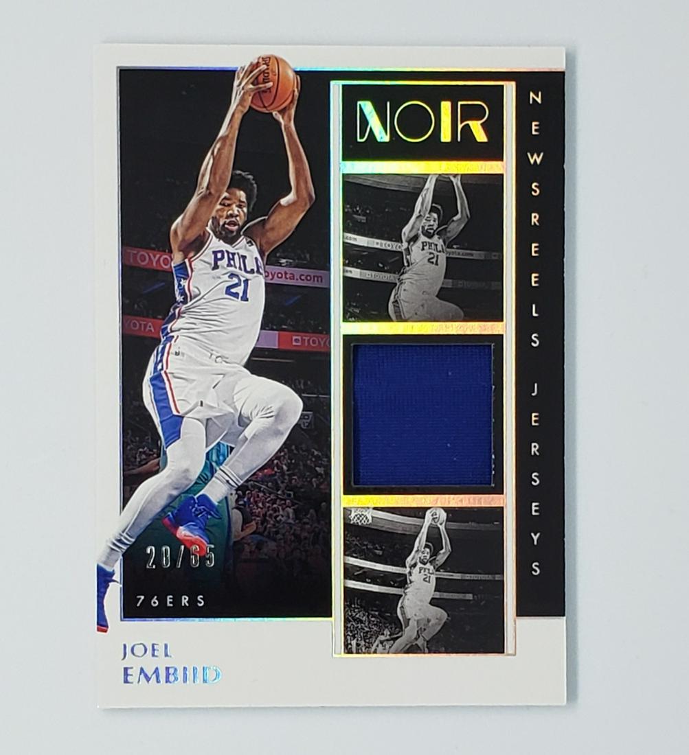 JOEL EMBIID 76ERS GAME USED JERSEY CARD (1 of 2)