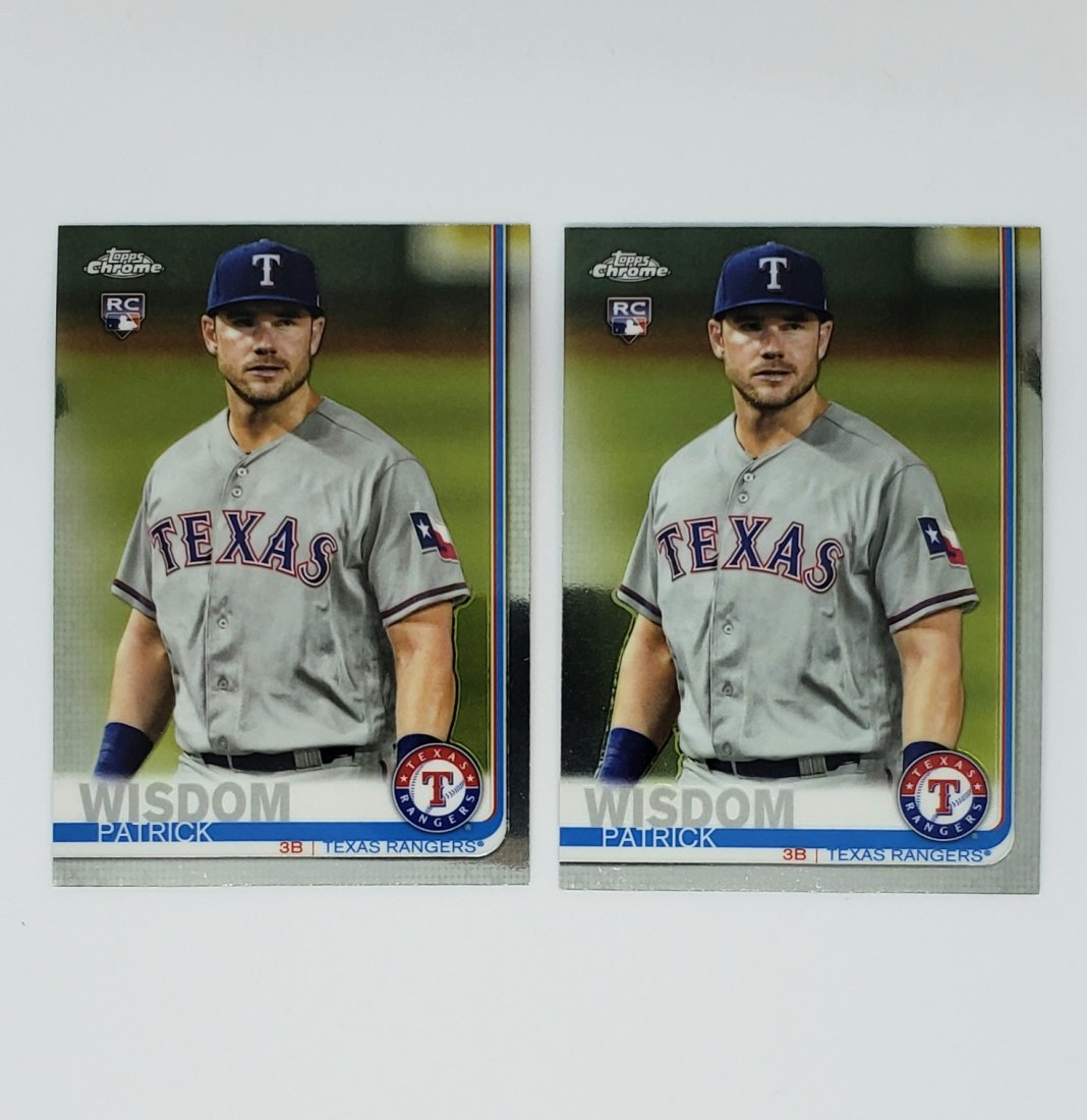 LOT OF 2 PATRICK WISDOM TEXAS RANGERS ROOKIE CARDS (1 of 1)