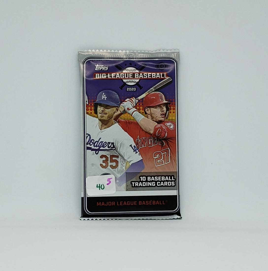 2020 TOPPS BIG LEAGUE HOBBY BOX BREAK ALL IN 1 SALE: PACKS 7 AND 8 PULLED FROM A SEALED HOBBY BOX ALL 18 PACKS IN THIS SALE (Bo Bichette RC, LUIS ROBERTS RC, Fernando Tatis, Mike Trout Auto)?