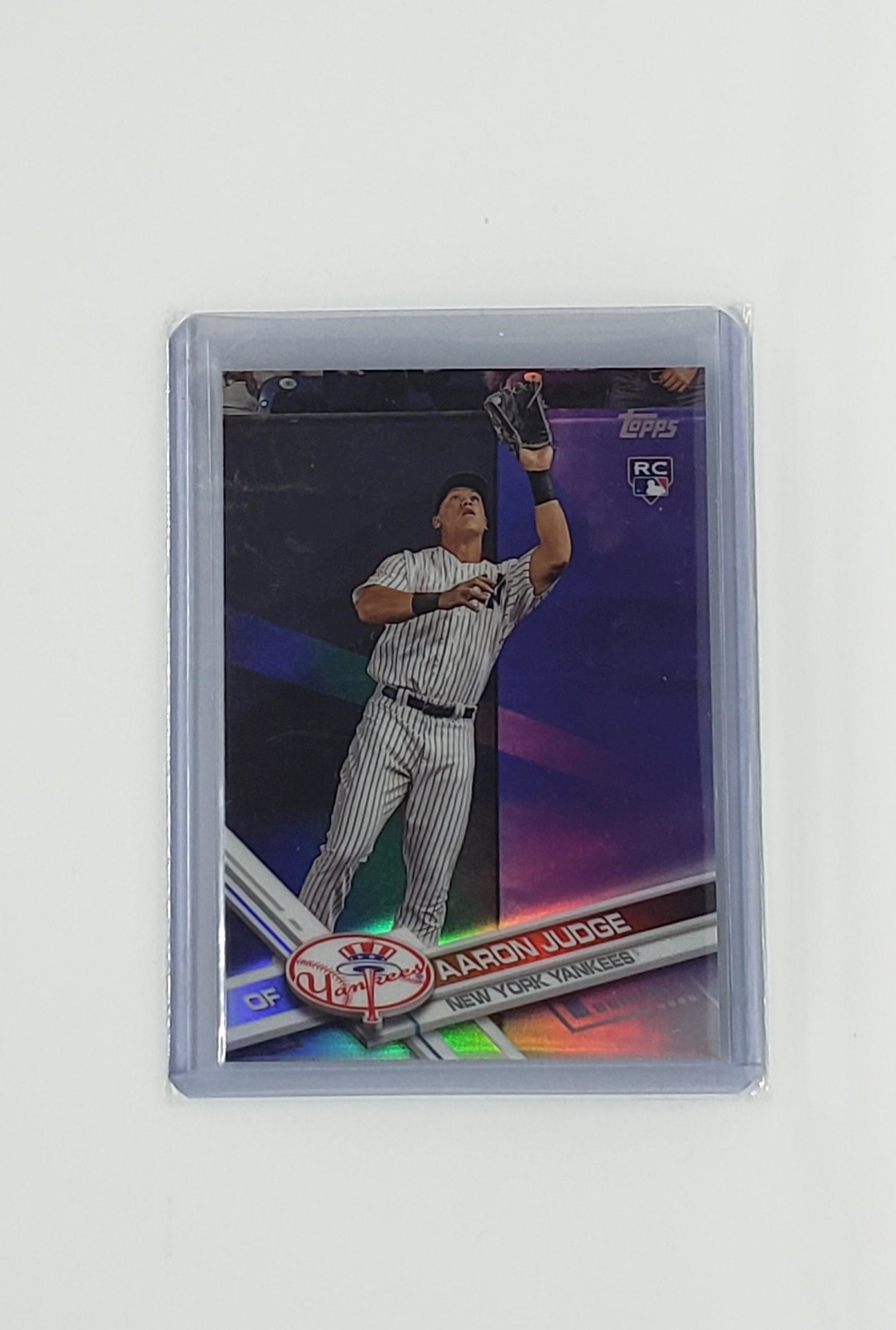 2019 TOPPS CHROME AARON JUDGE ROOKIE REPRINT: TOPPS ISSUED REPRINT NOT ORIGINAL 2017 RC