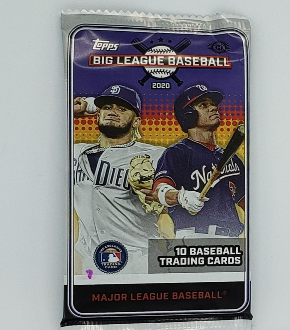 2020 TOPPS BIG LEAGUE HOBBY BOX BREAK ALL IN 1 SALE: PACK 7 PULLED FROM A SEALED HOBBY BOX ALL 18 PACKS IN THIS SALE (Bo Bichette RC, LUIS ROBERTS RC, Fernando Tatis, Mike Trout Auto)?