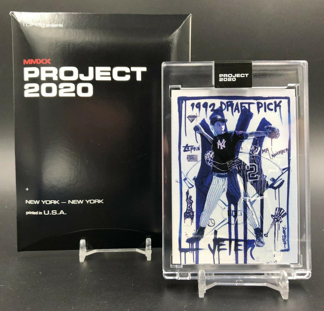 Topps PROJECT 2020 Card #93 DEREK JETER by Gregory Siff: Topps PROJECT 2020 Card #93 DEREK JETER by Gregory Siff
