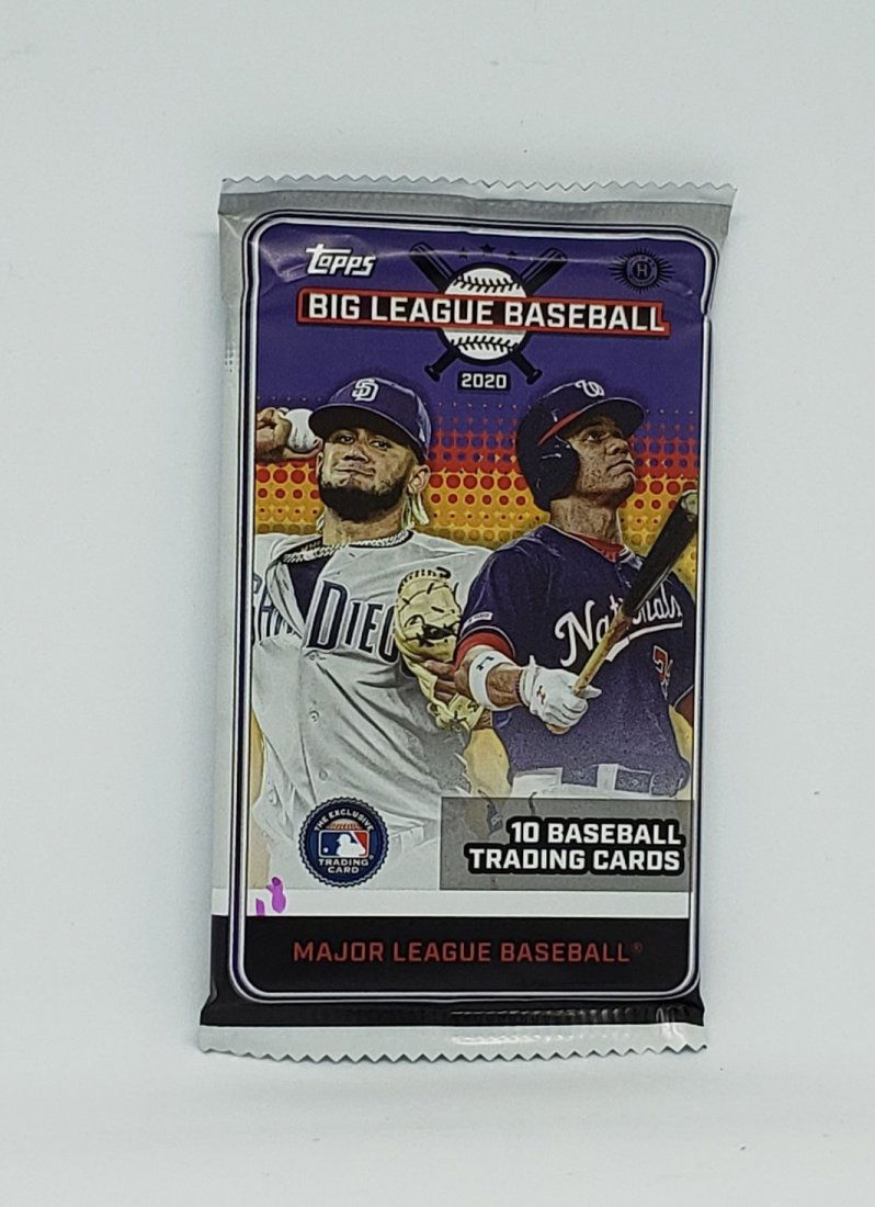 2020 TOPPS BIG LEAGUE HOBBY BOX BREAK ALL IN 1 SALE: PACK 18 PULLED FROM A SEALED HOBBY BOX ALL 18 PACKS IN THIS SALE (Bo Bichette RC, LUIS ROBERTS RC, Fernando Tatis, Mike Trout Auto)?