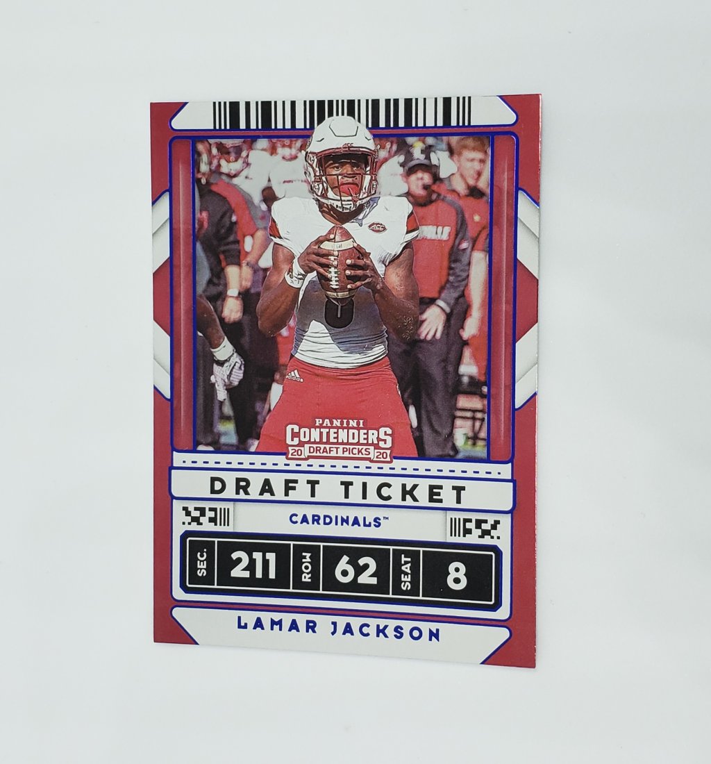 2020 CONTENDERS LAMAR JACKSON FOIL SP: 2020 CONTENDERS LAMAR JACKSON FOIL SP