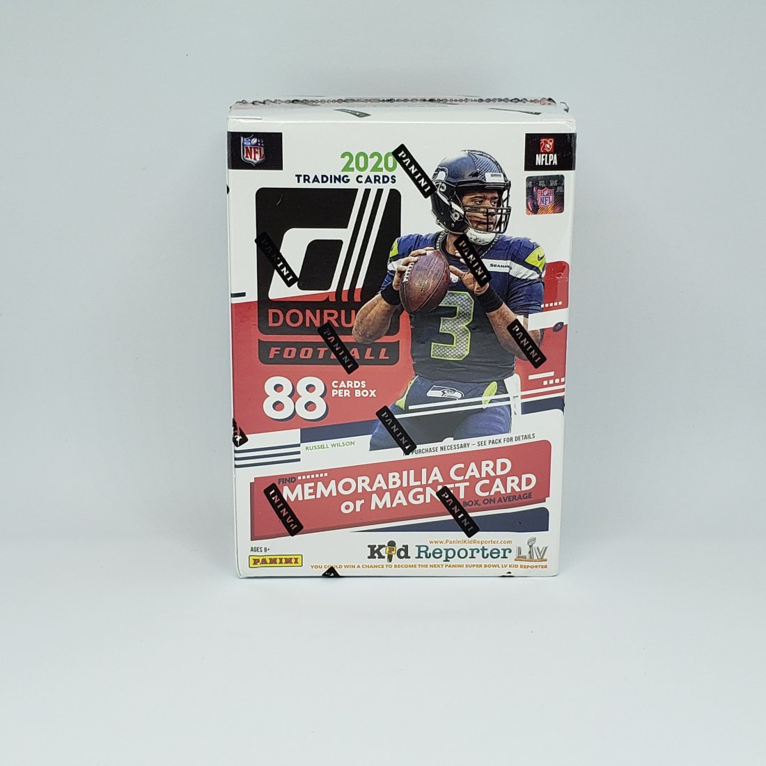 2020 DONRUSS FOOTBALL SEALED BLASTER BOX: CHASE THIS YEARS RATED ROOKIES TUA TAGOVAILOA, JOE BURROW. 11 SEALED PACKS WITH ONE MEMORABILIA CARD OR MAGNET BOX TOPPER PER BOX