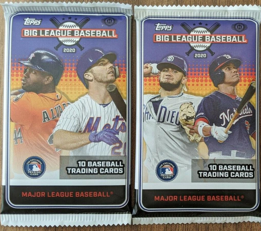 (2 PKS) 2020 TOPPS BIG LEAGUE HOBBY BOX BREAK #1: WINNER GETS NEW SEALED PACKS 13 AND 14 FROM SEALED BIG LEAGUE BOX #1 ALL 18 AVAIL. IN THIS SALE