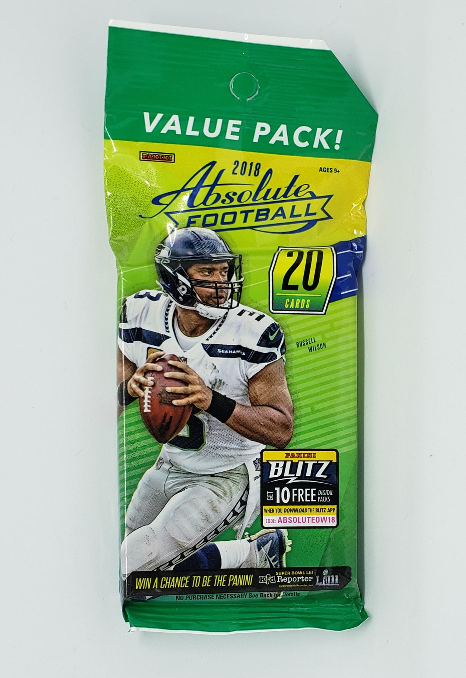 2018 Panini Absolute Football Fat Pack LAMAR JACKSON: 2018 Panini Absolute Football Fat Pack LAMAR JACKSON JOSH ALLEN RCS?