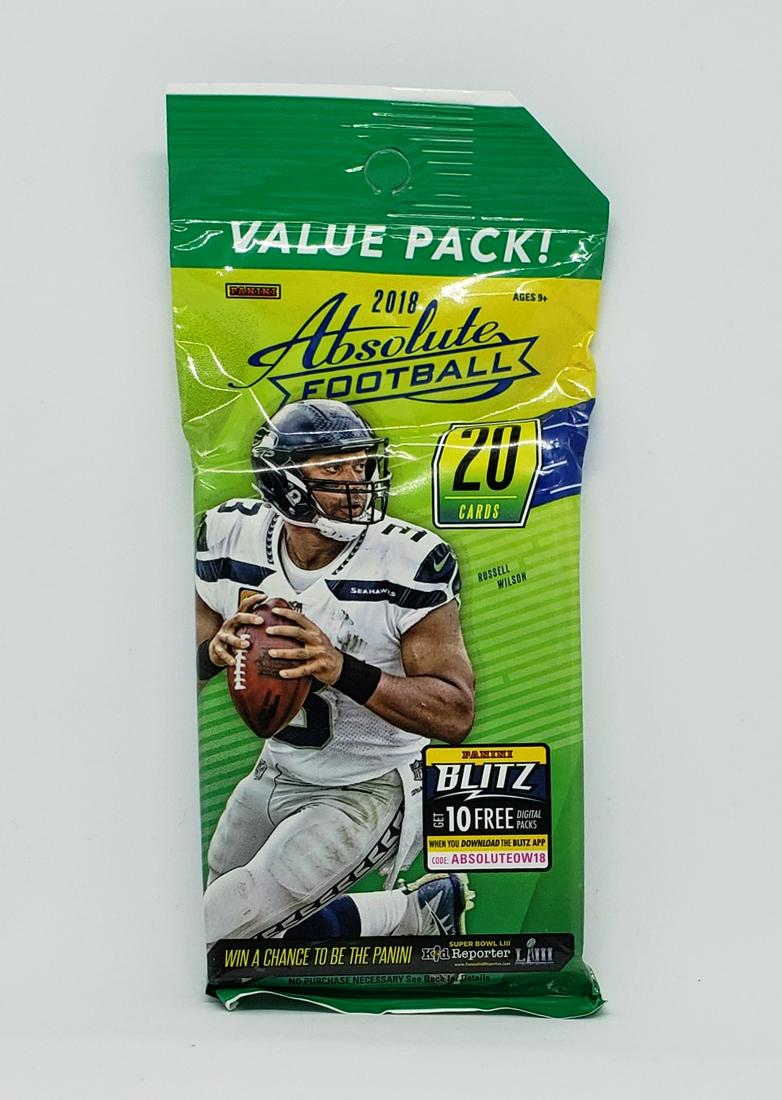 2018 Panini Absolute Football Fat Pack LAMAR JACKSON: 2018 Panini Absolute Football Fat Pack LAMAR JACKSON ROOKIE CARD ?