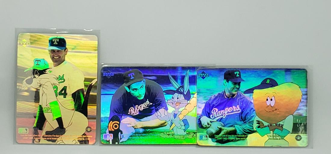 1991 NOLAN RYAN LOONEY TUNES HOLOGRAM CARDS: 1991 NOLAN RYAN LOONEY TUNES HOLOGRAM CARDS