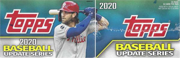 2 PACKS OF 2020 TOPPS UPDATE RANDY AROZARENA: WINNER GETS 2 OUT OF 24 FRESH PACKS RANDOMLY PULLED FROM A BRAND NEW SEALED RETAIL BOX OF 24 TOTAL PACKS