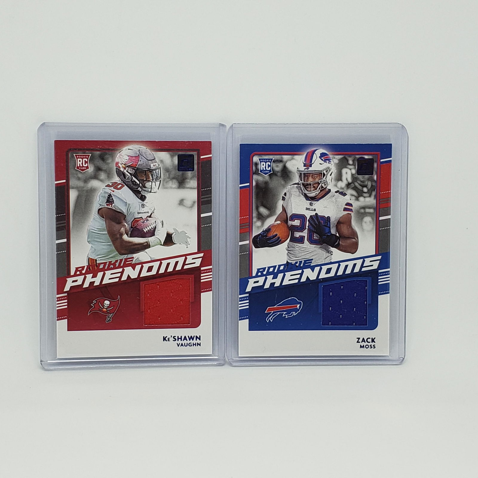 ZACK MOSS AND KE'SHAWN VAUGHN ROOKIE JERSEY CARDS (1 of 1)