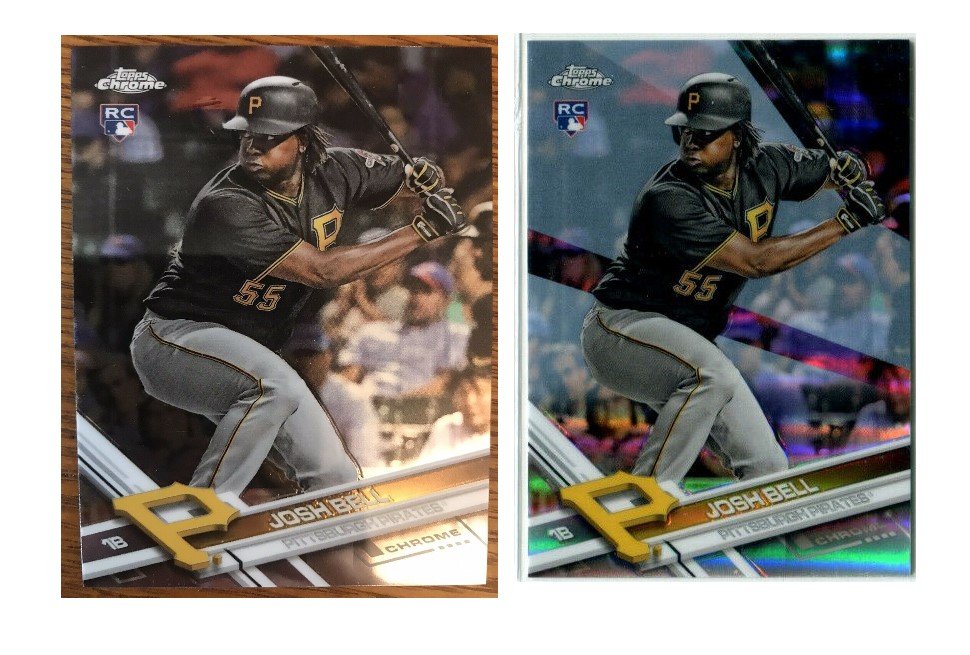 2017 TOPPS CHROME JOSH BELL ROOKIE WITH REFRACTOR (1 of 1)